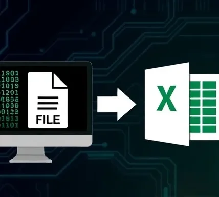 How Do I Change a Binary File to Excel