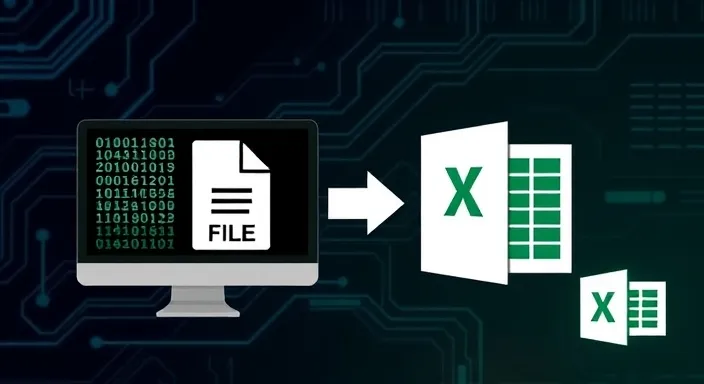 How Do I Change a Binary File to Excel